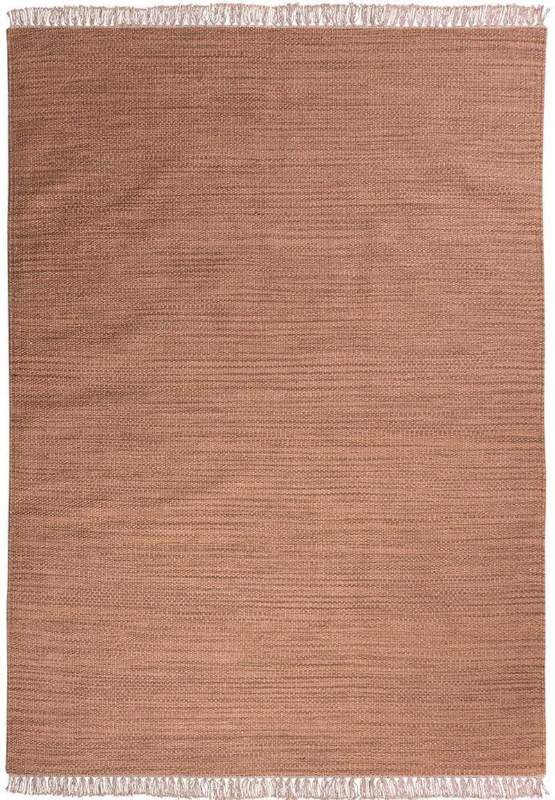 Alfombra Kelim - Tendencia - 200 x 140 cm - marrón claro