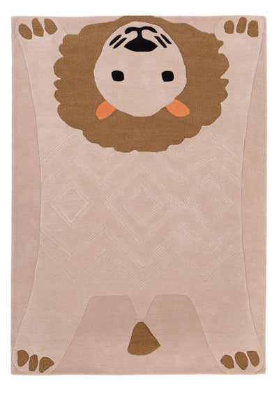 León Tumbado Alfombra Infantil
