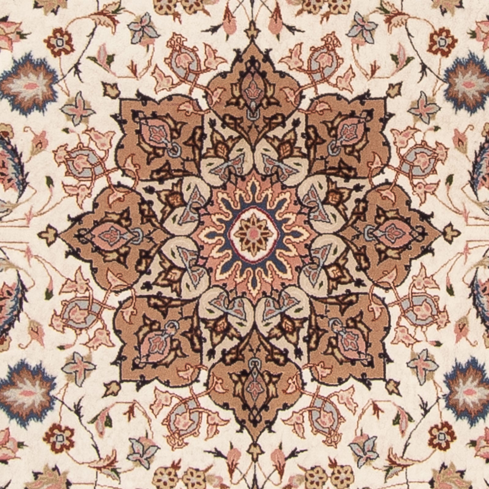 Alfombra Persa - Tabriz - Real - 214 x 149 cm - crema