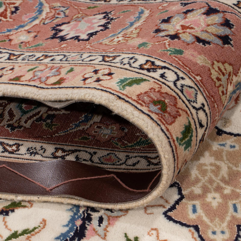 Alfombra Persa - Tabriz - Real - 214 x 149 cm - crema