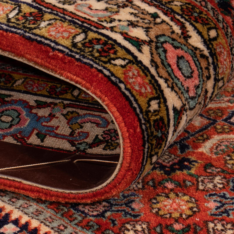 Alfombra persa - Bidjar - 168 x 116 cm - rojo
