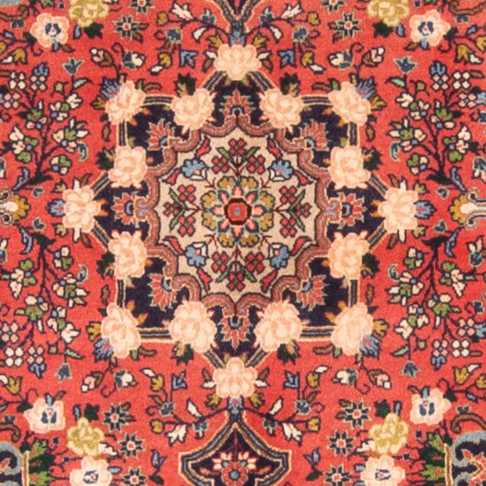 Alfombra persa - Bidjar - 160 x 110 cm - rojo