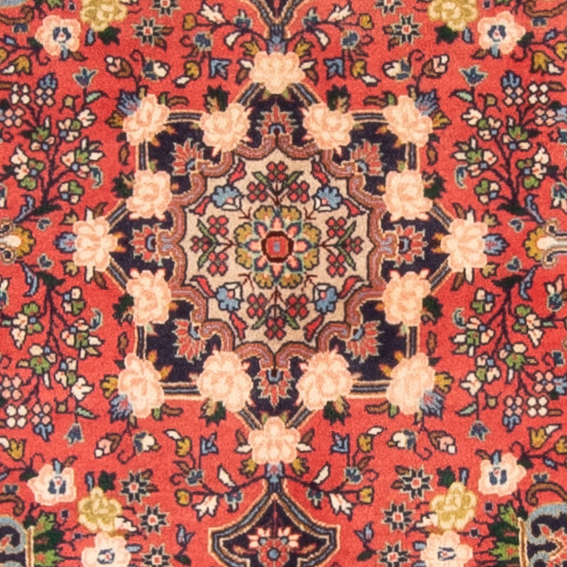 Alfombra persa - Bidjar - 160 x 110 cm - rojo