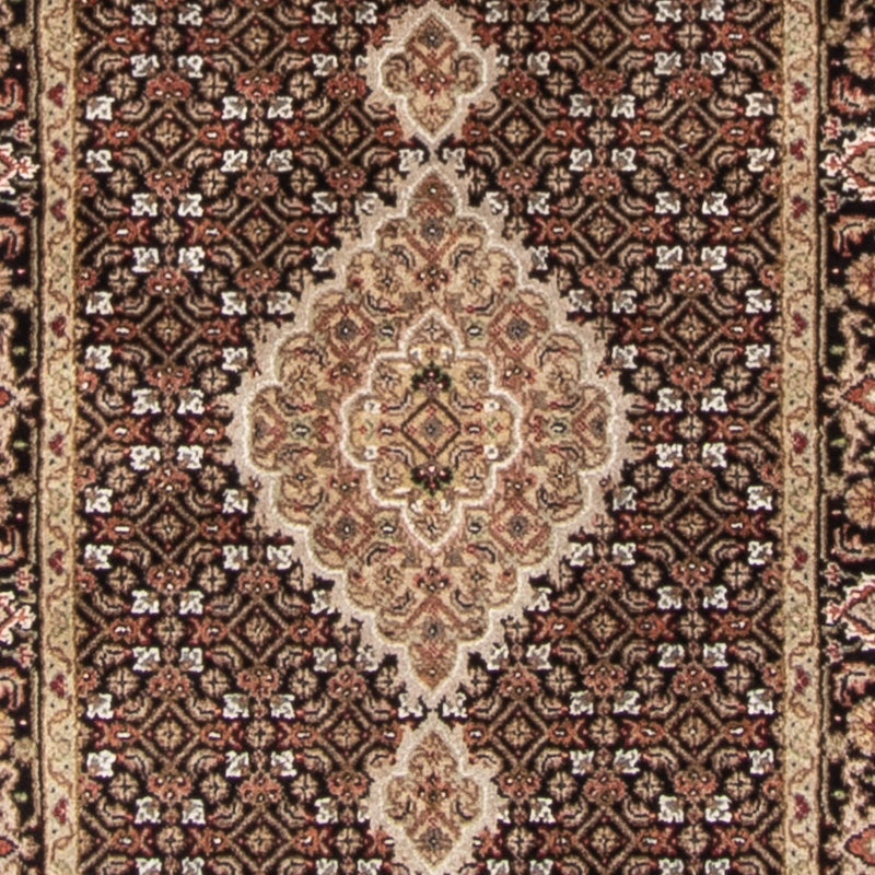 Alfombra de pasillo Alfombra oriental - Tabriz - 372 x 81 cm - negro