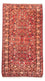 Alfombra de pasillo Alfombra afgana - 194 x 108 cm - rojo