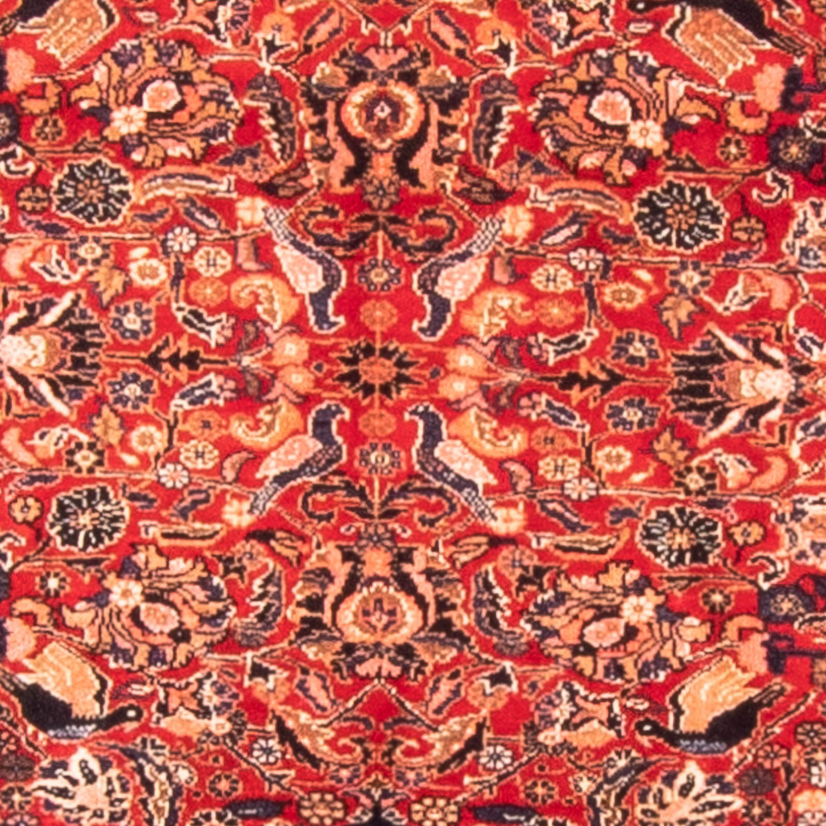Alfombra de pasillo Alfombra afgana - 194 x 108 cm - rojo