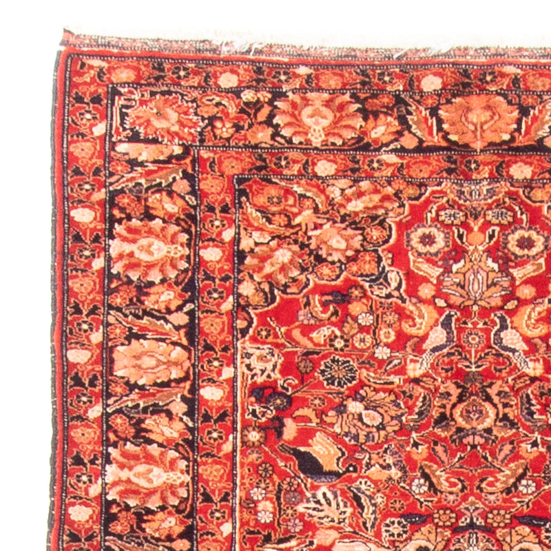 Alfombra de pasillo Alfombra afgana - 194 x 108 cm - rojo