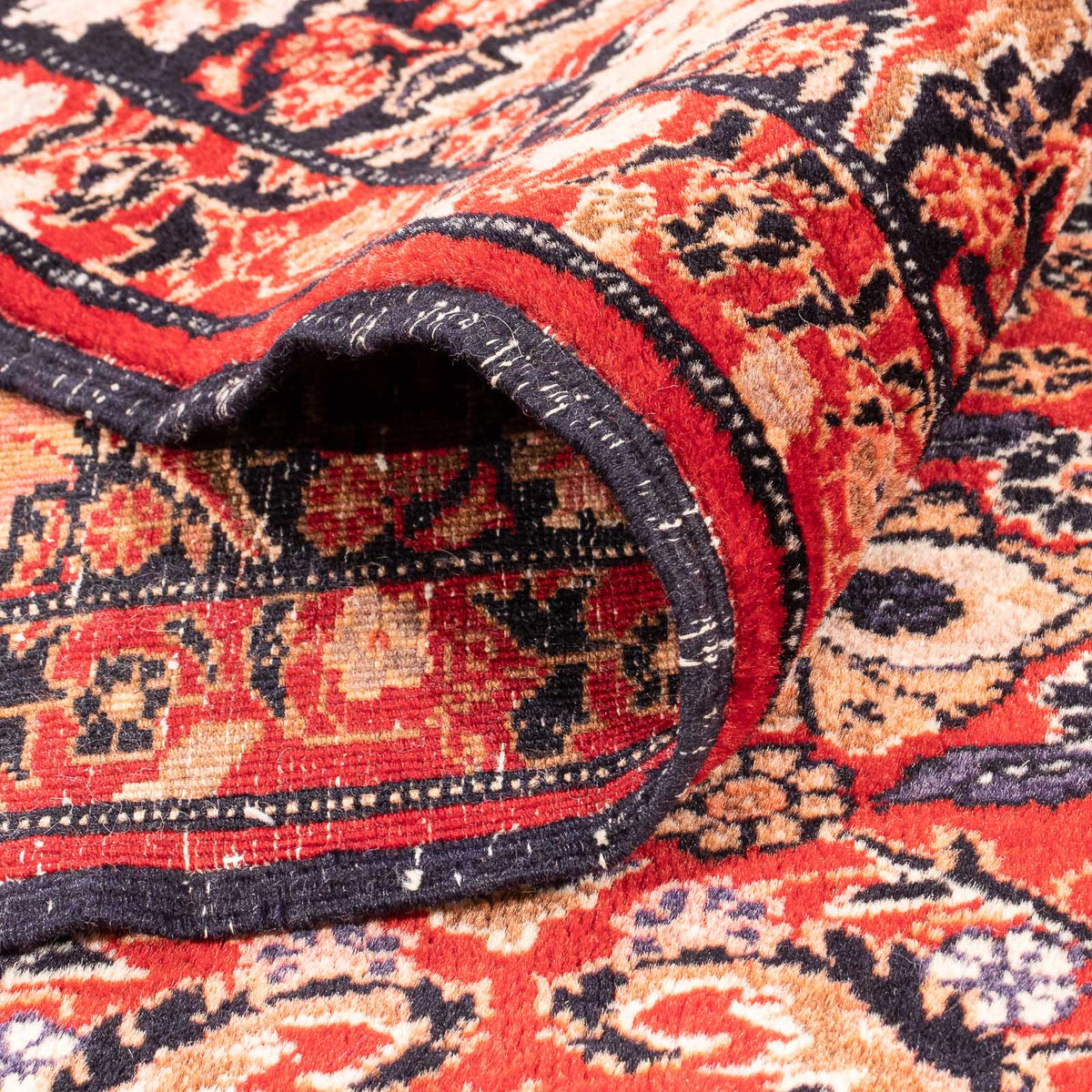 Alfombra de pasillo Alfombra afgana - 194 x 108 cm - rojo