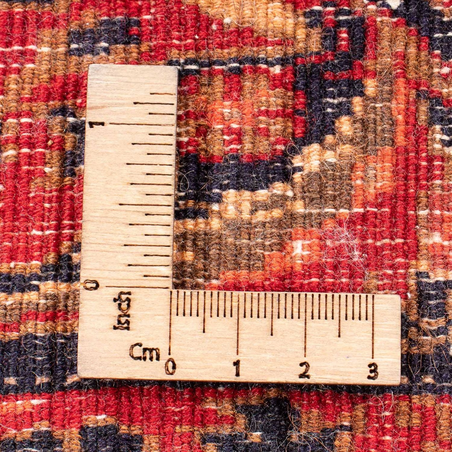 Alfombra de pasillo Alfombra afgana - 194 x 108 cm - rojo