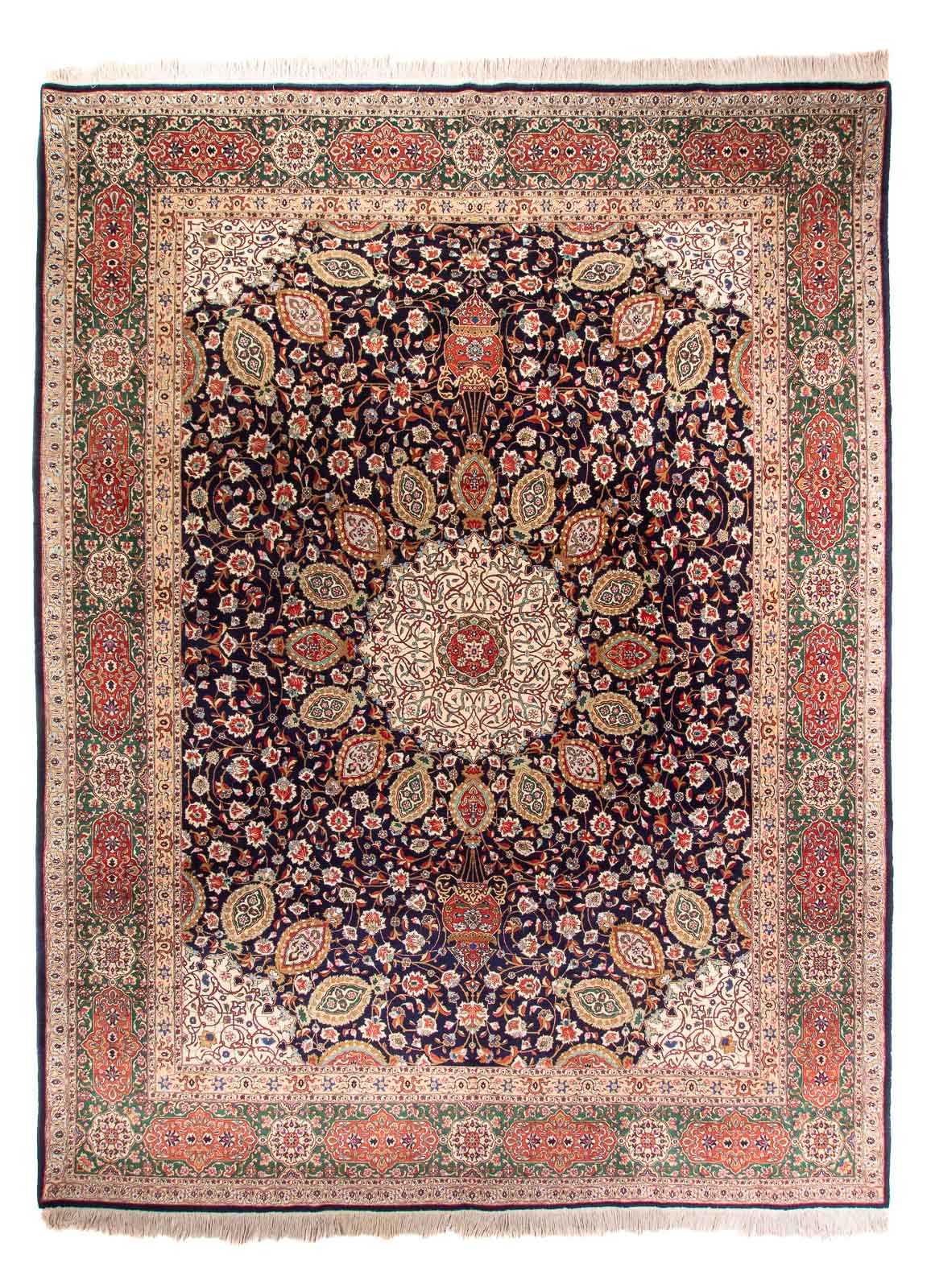 Alfombra persa - Clásica - 399 x 293 cm - azul oscuro