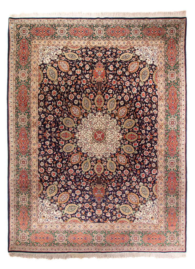 Alfombra persa - Clásica - 399 x 293 cm - azul oscuro