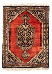 Alfombra de seda - Ghom Seda - Prima - 77 x 56 cm - naranja