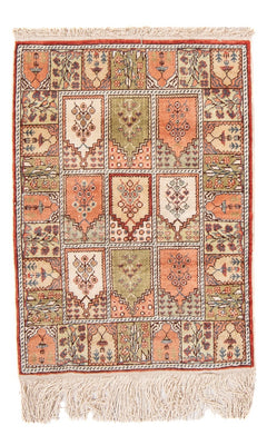 Alfombra oriental - Hereke - 59 x 45 cm - multicolor