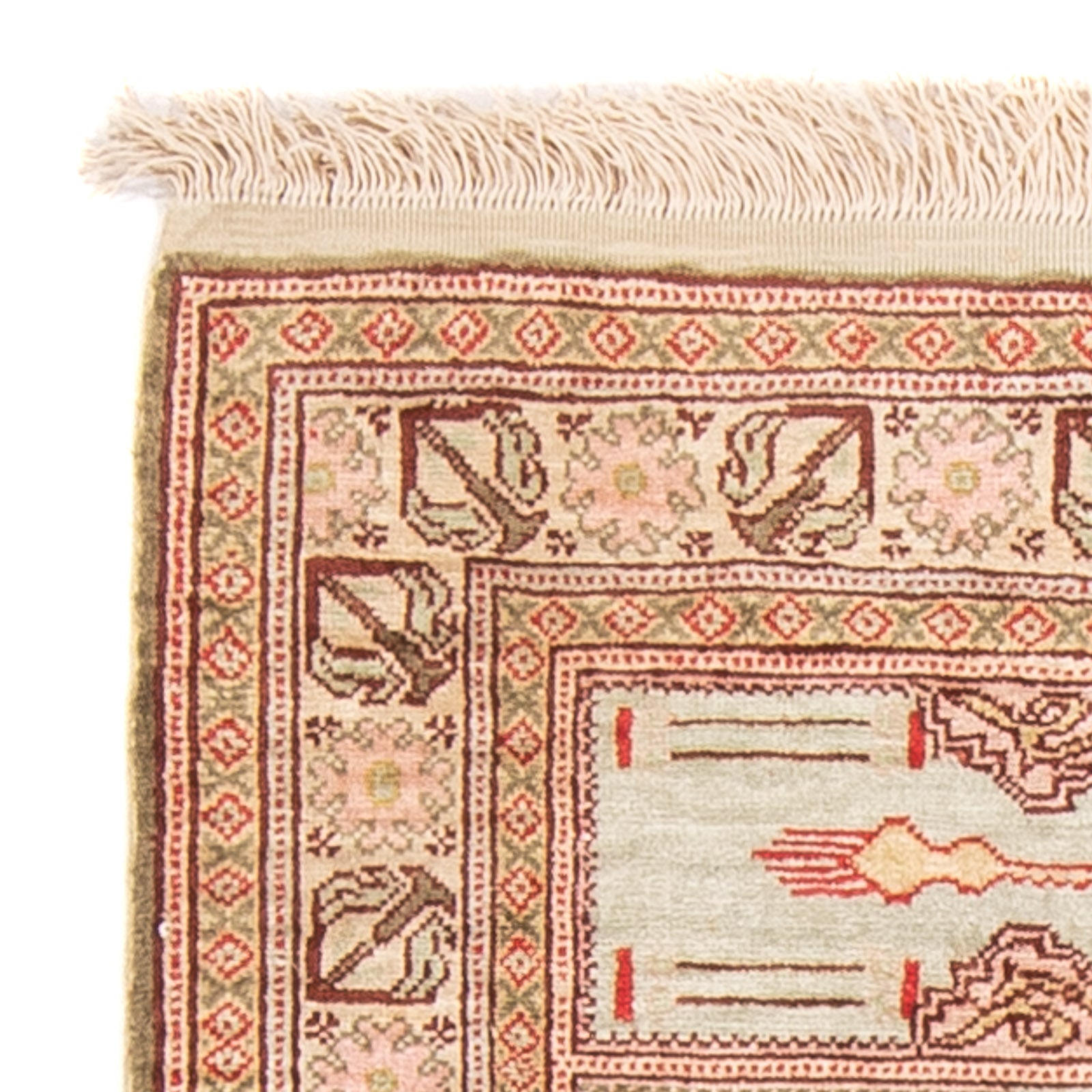 Alfombra oriental - Hereke - 61 x 41 cm - multicolor