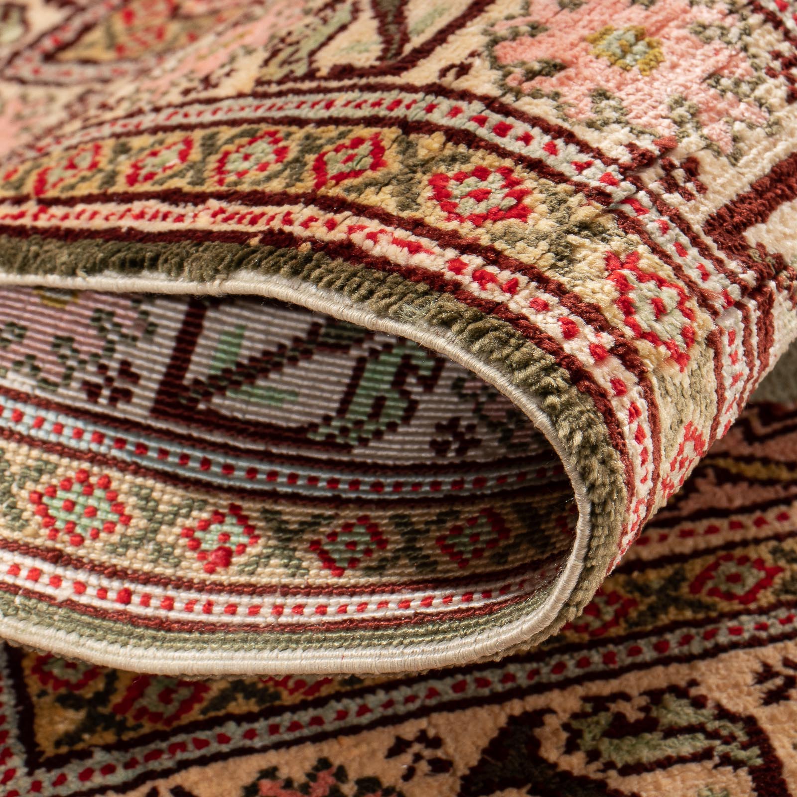 Alfombra oriental - Hereke - 61 x 41 cm - multicolor