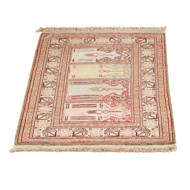 Alfombra oriental - Hereke - 61 x 41 cm - multicolor