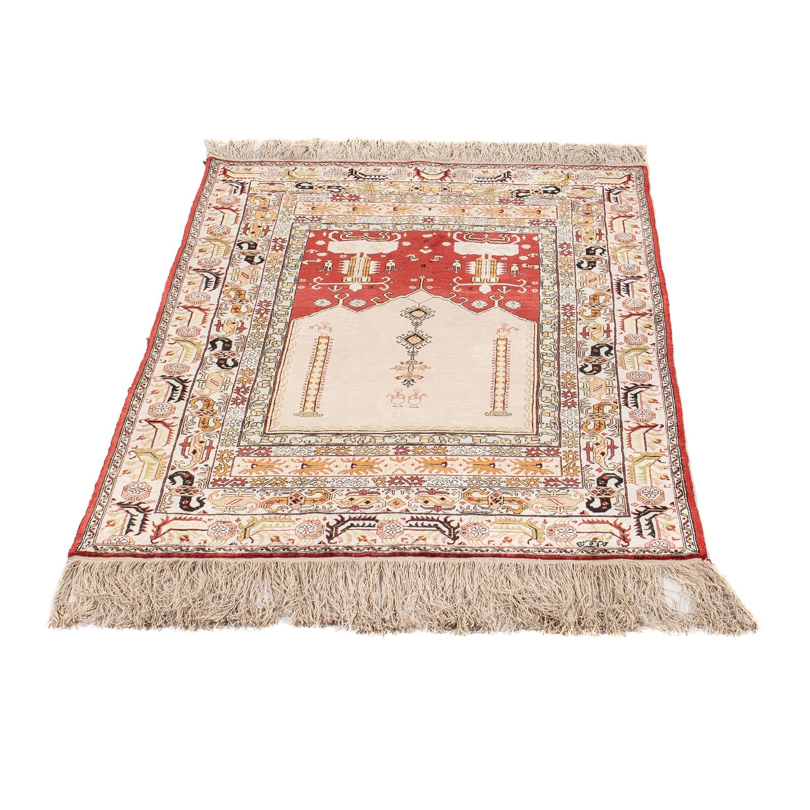 Alfombra oriental - Hereke - 119 x 72 cm - multicolor