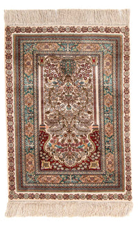 Alfombra oriental - Hereke - 91 x 62 cm - multicolor