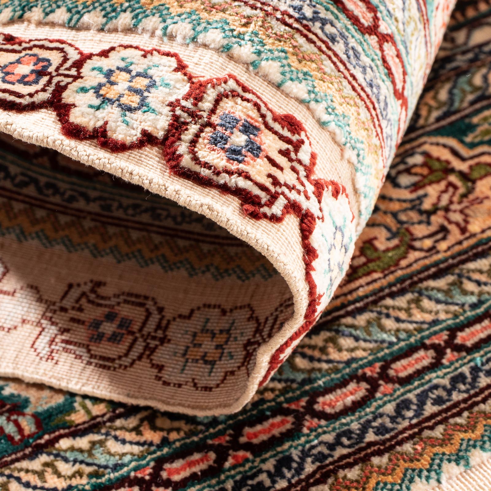 Alfombra oriental - Hereke - 91 x 62 cm - multicolor
