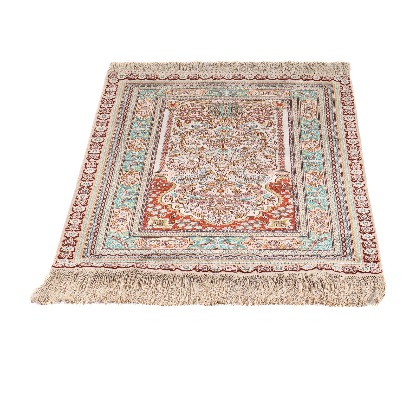 Alfombra oriental - Hereke - 91 x 62 cm - multicolor