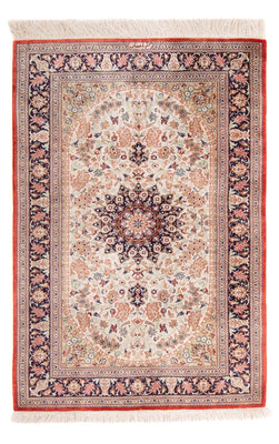 Alfombra de seda - Ghom Seda - Prima - 119 x 77 cm - beige