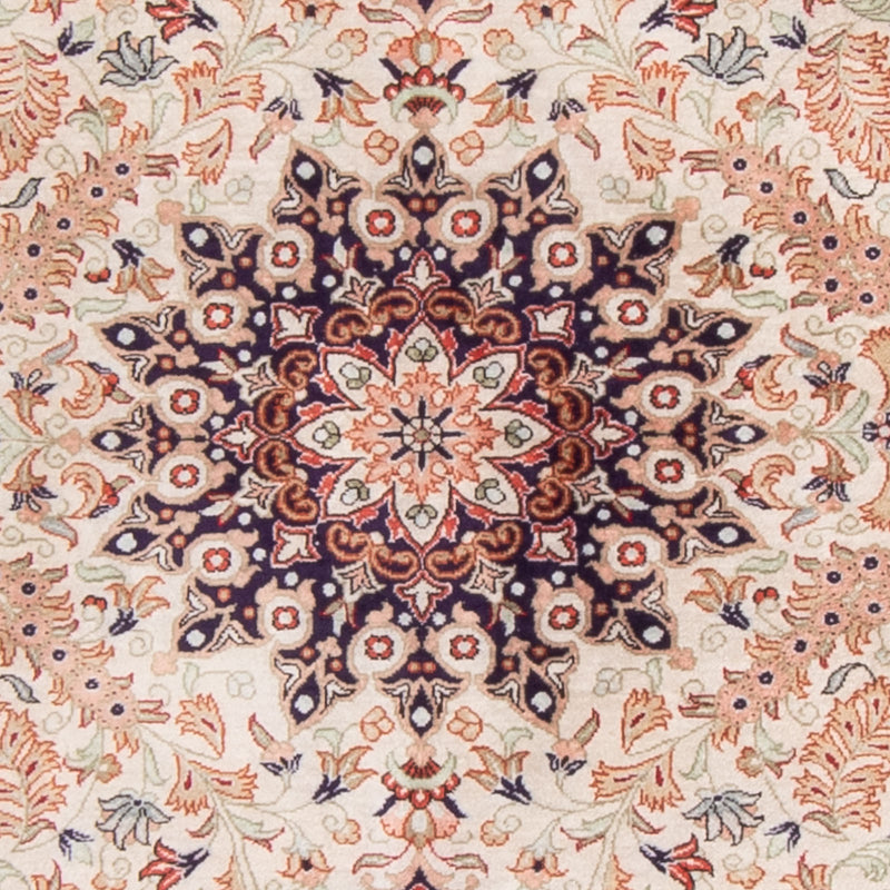 Alfombra de seda - Ghom Seda - Prima - 119 x 77 cm - beige