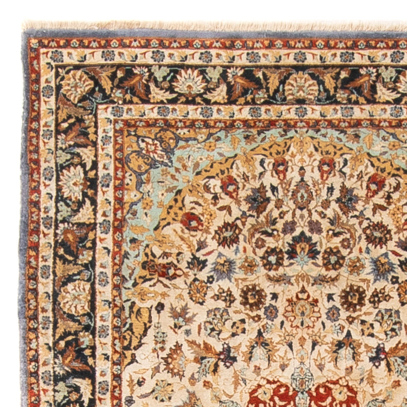 Alfombra de seda - Seda china - 154 x 94 cm - multicolor