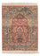 Alfombra de seda - Seda china - 86 x 64 cm - rojo