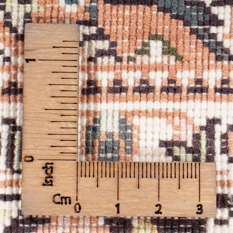 Alfombra de seda - Seda china - 91 x 63 cm - beige