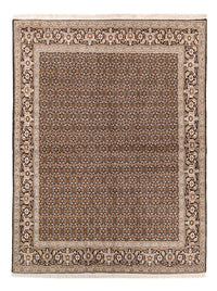 Alfombra Persa - Tabriz - Real - 195 x 154 cm - beige oscuro