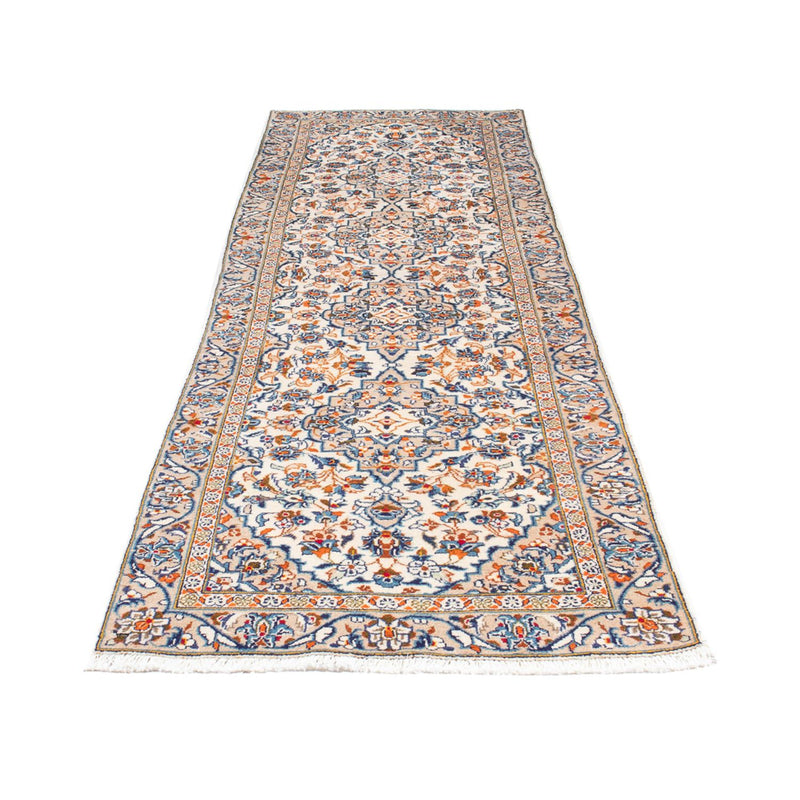 Alfombra de pasillo Alfombra persa - Keshan - 310 x 85 cm - beige oscuro