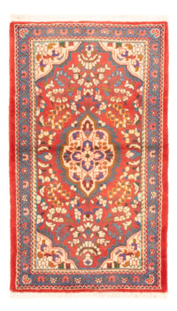 Alfombra persa - Nómada - 131 x 78 cm - rojo oscuro