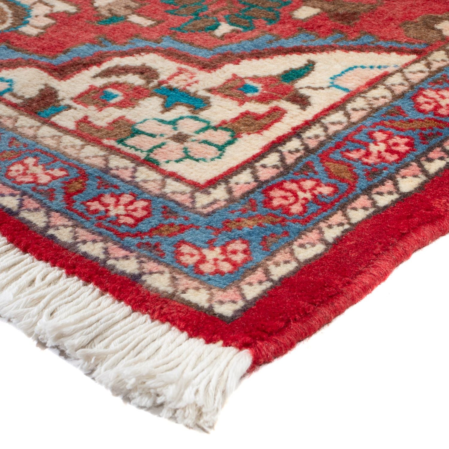 Alfombra persa - Nómada - 119 x 75 cm - rojo claro