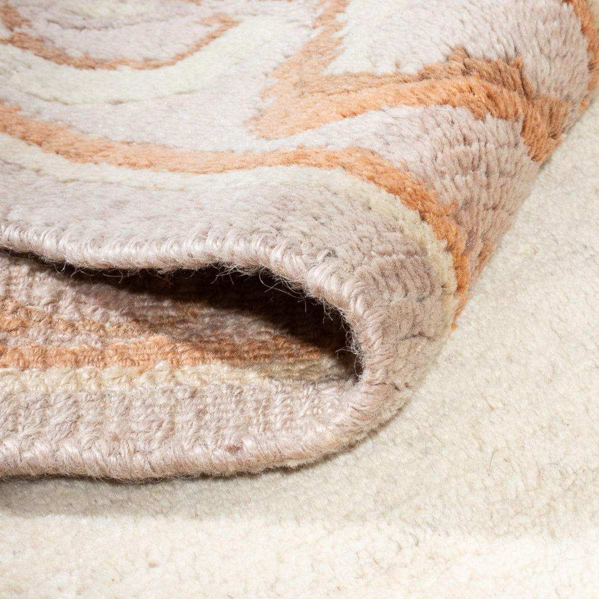 Alfombra de pasillo Alfombra de Nepal - 156 x 74 cm - beige