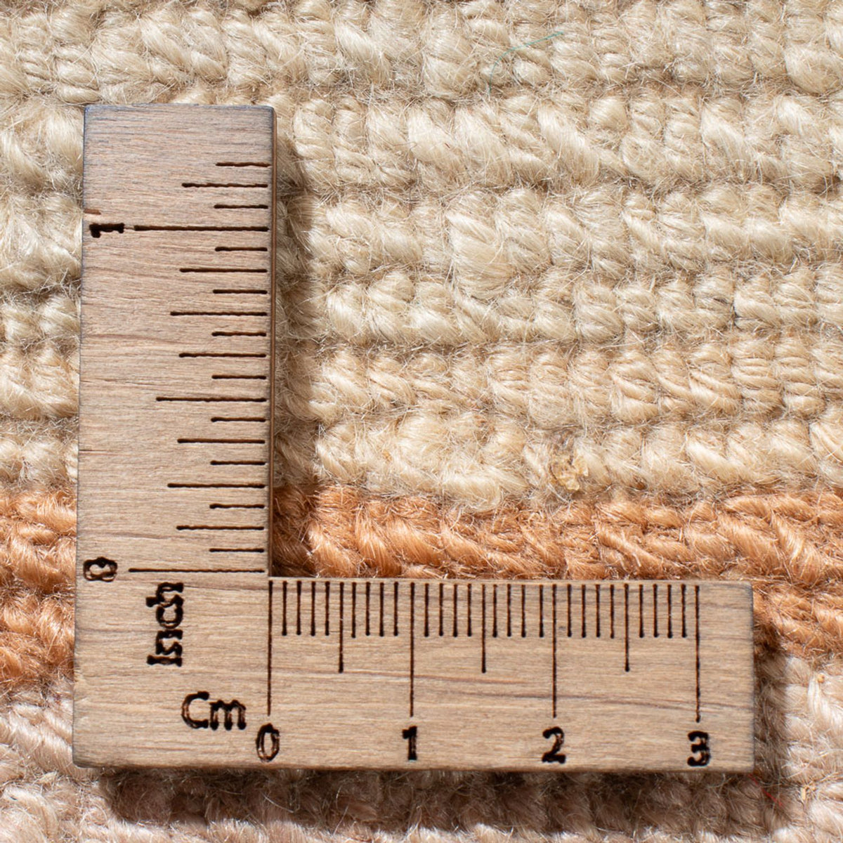 Alfombra de pasillo Alfombra de Nepal - 156 x 74 cm - beige