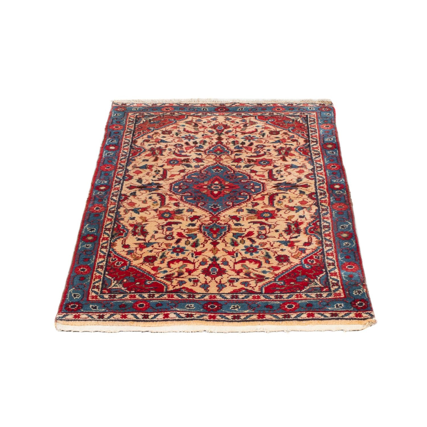 Alfombra oriental - 122 x 73 cm - naranja