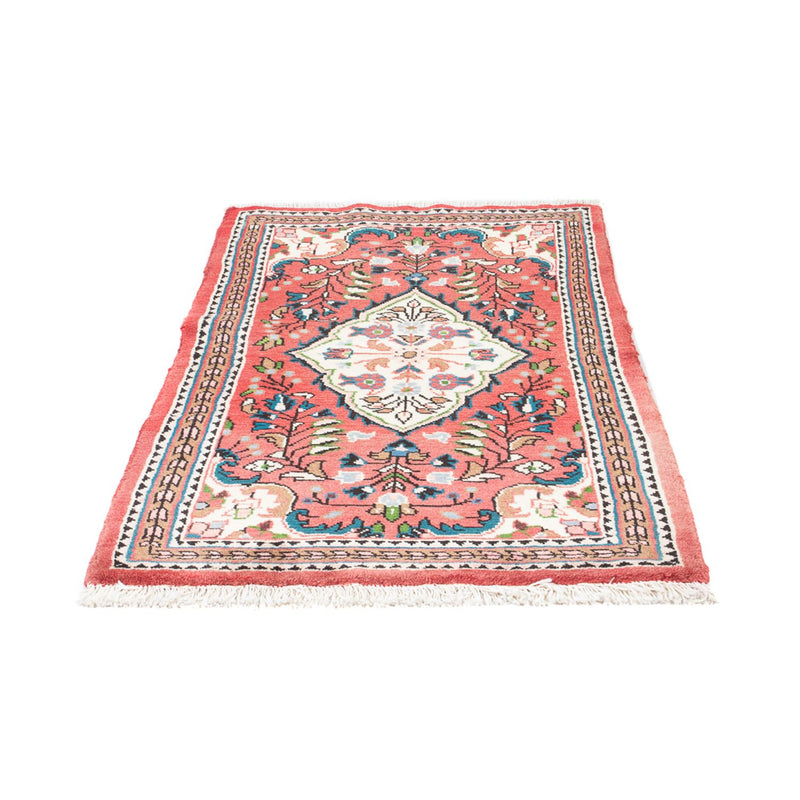 Alfombra persa - Nómada - 129 x 76 cm - rojo claro
