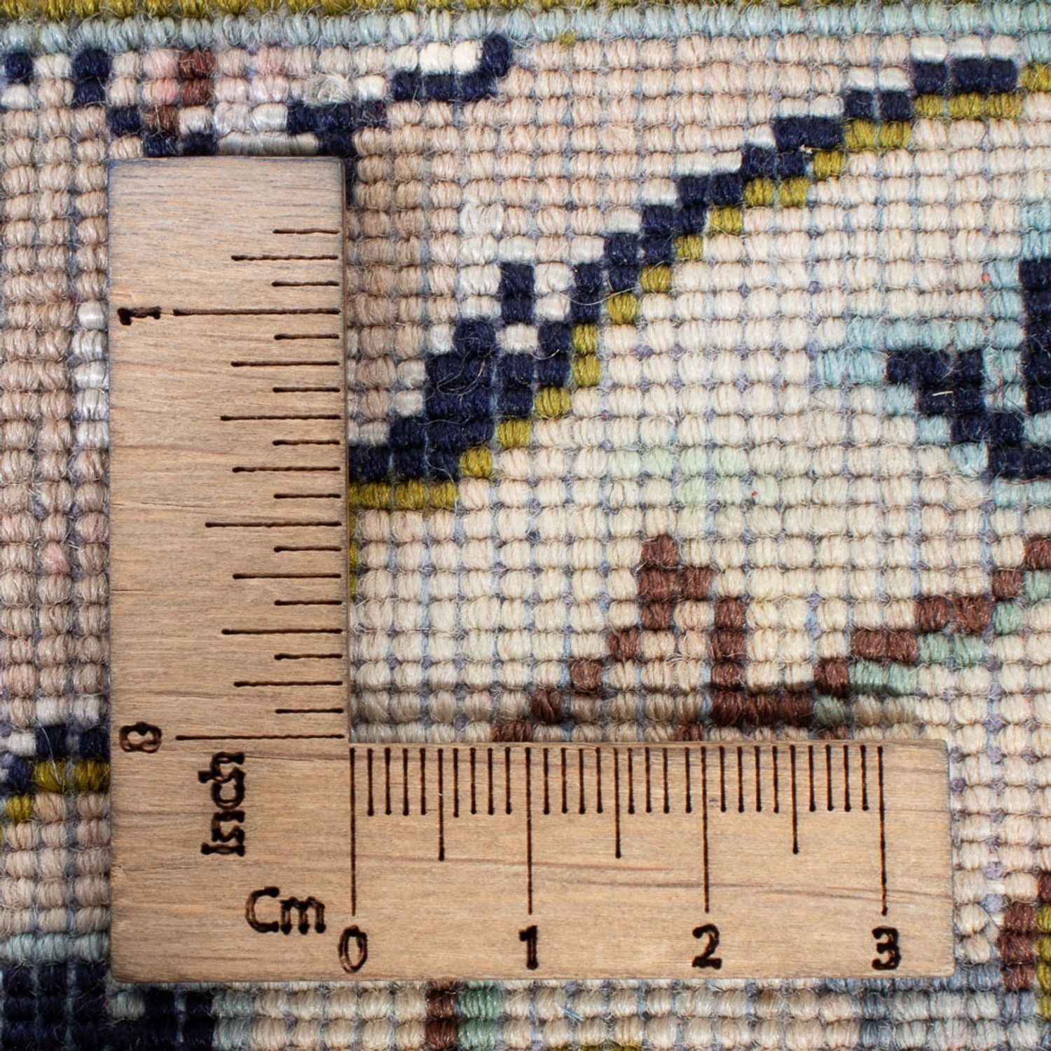 Alfombra oriental - 98 x 70 cm - arena
