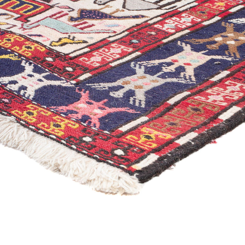 Alfombra de pasillo Alfombra Kelim - Oriental - 135 x 109 cm - multicolor