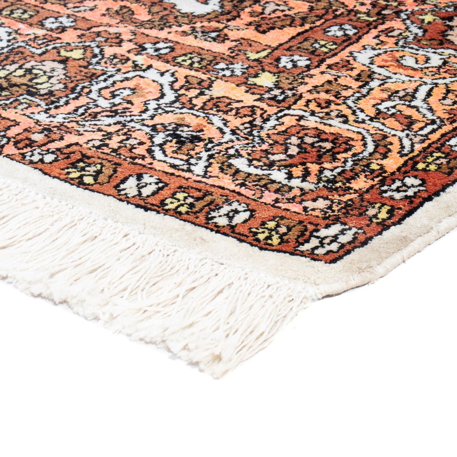 Alfombra de seda - Seda de Cachemira - 158 x 93 cm - beige