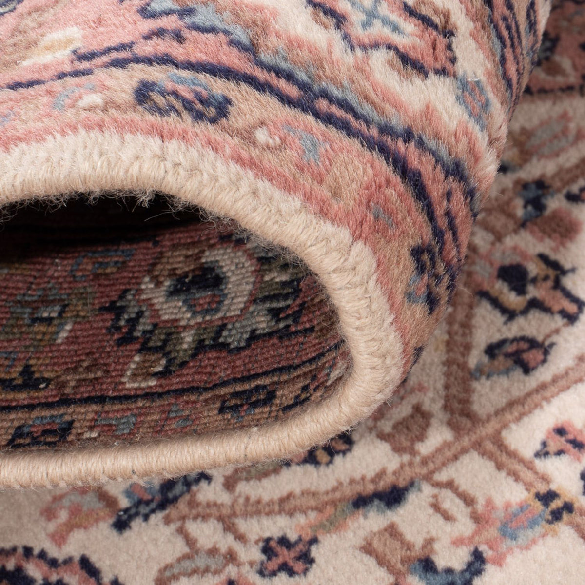 Alfombra persa - Clásica - 124 x 78 cm - beige oscuro