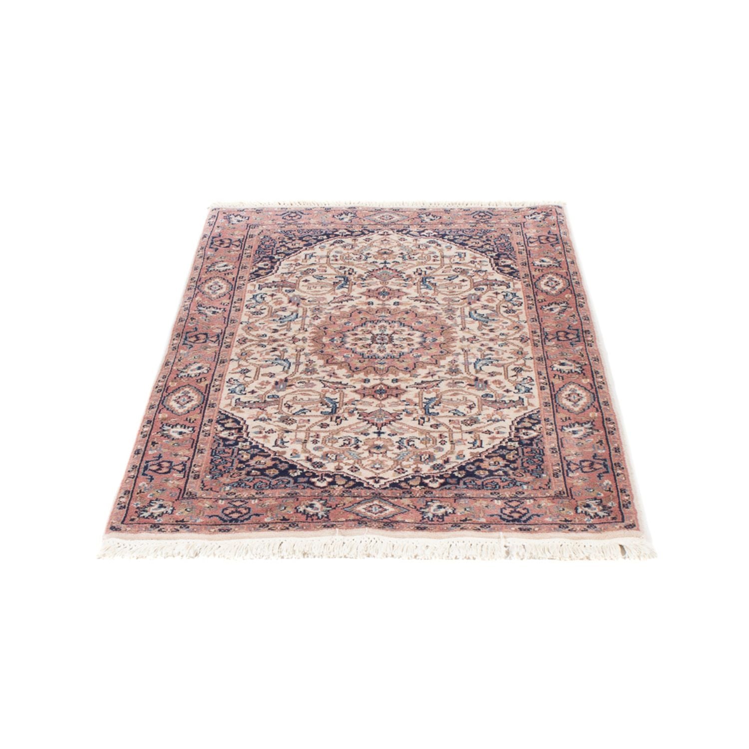 Alfombra persa - Clásica - 124 x 78 cm - beige oscuro