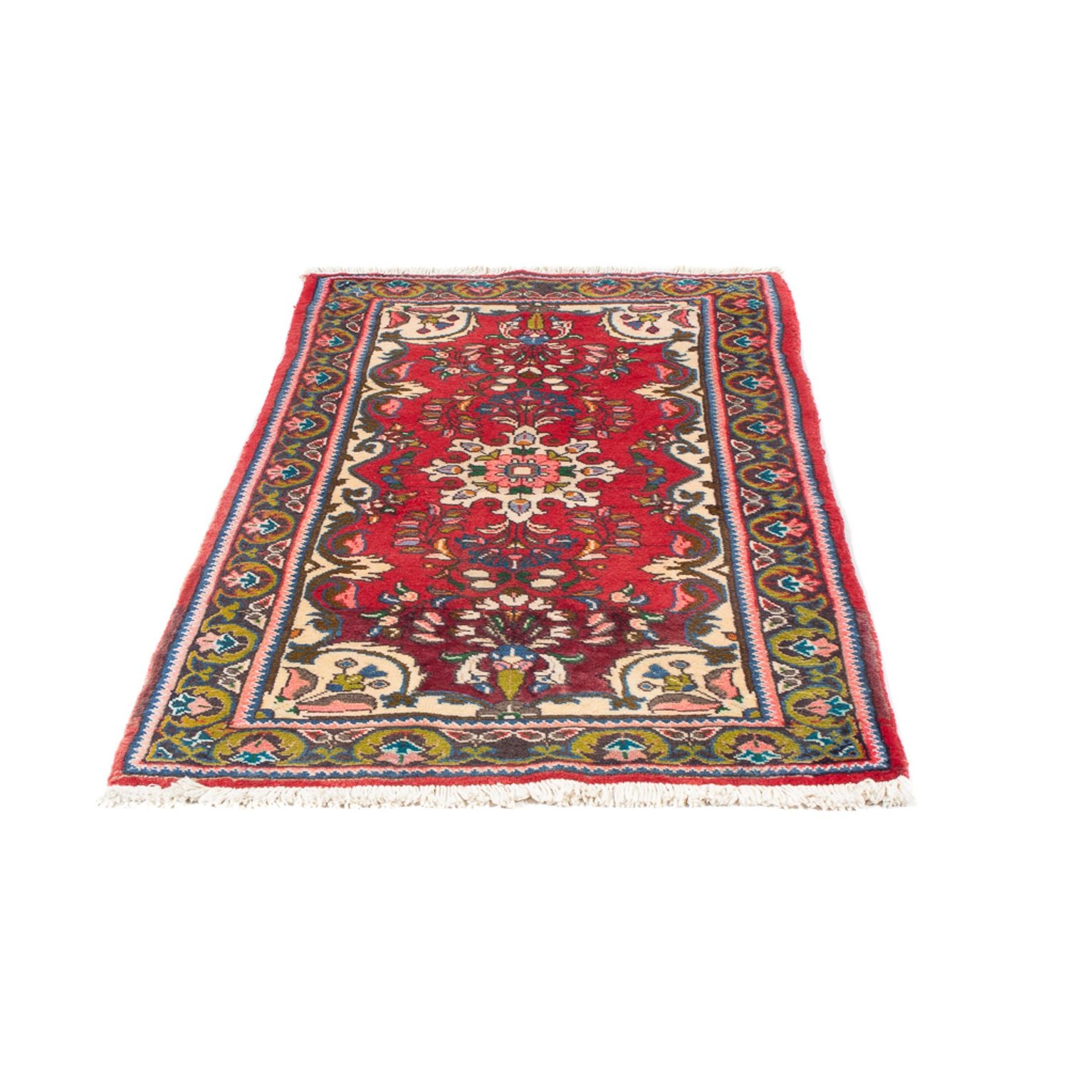 Alfombra persa - Clásica - 136 x 74 cm - rojo