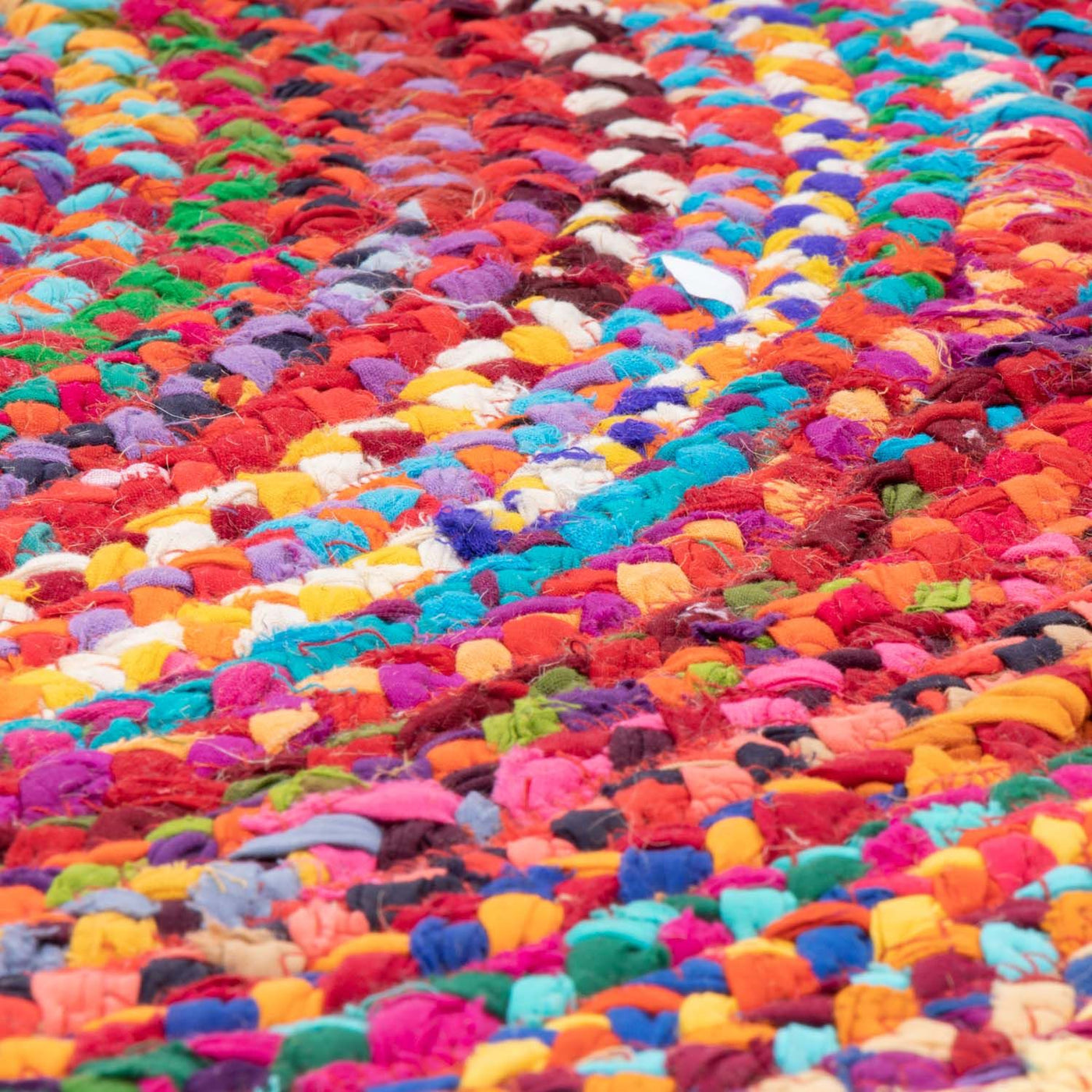 Alfombra de yute Alfombra Indigo Stripy