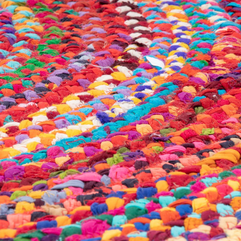Alfombra de yute Alfombra Indigo Stripy