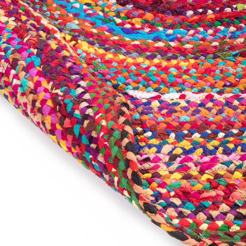 Alfombra de yute Alfombra Indigo Stripy