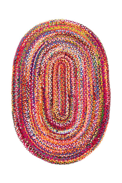Alfombra de yute Alfombra Indigo Stripy