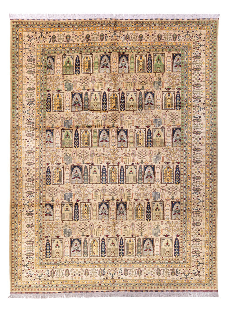 Alfombra afgana - 400 x 300 cm - beige