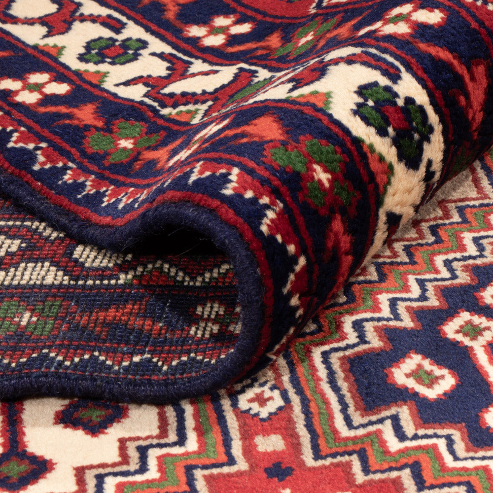 Alfombra afgana - 382 x 290 cm - beige oscuro