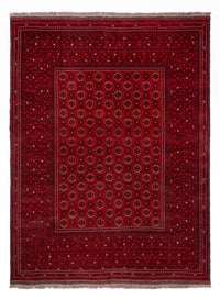 Alfombra afgana - Bukhara - 276 x 200 cm - rojo
